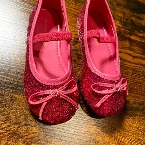 Chasing Fireflies Glittery Pink Dress Shoes